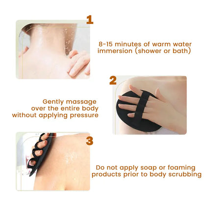 Rubber Body Scrubber – Micro-Bristle Deep Cleansing For Glowing, Ultra-Hygienic Skin
