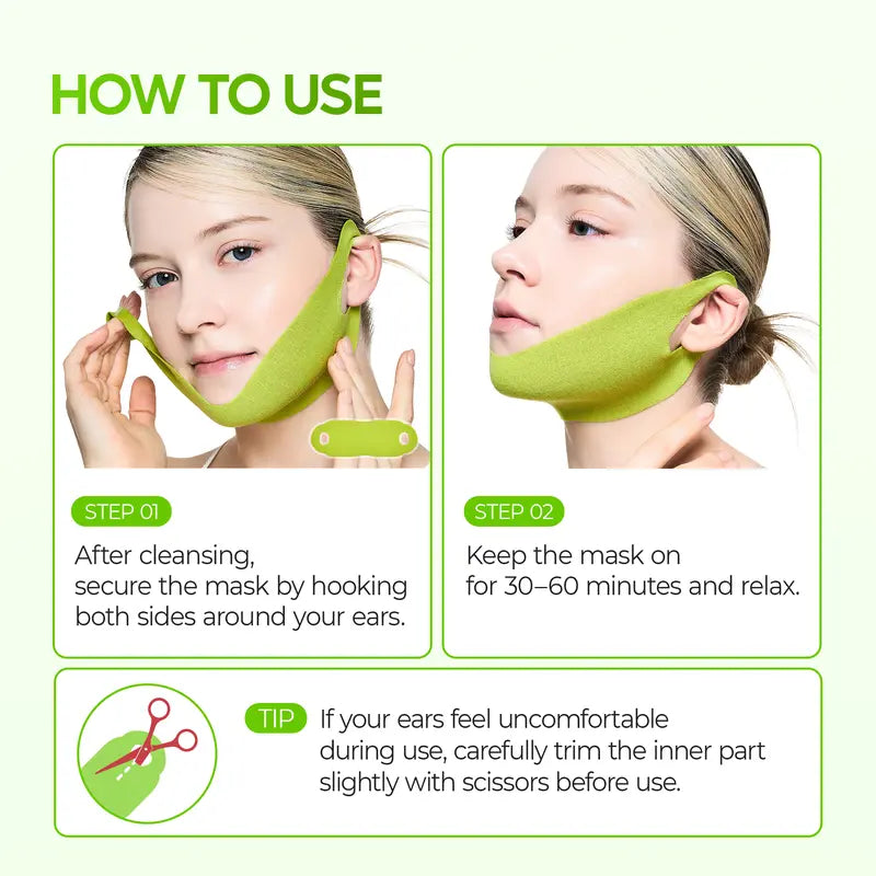V-Lifting Mewing Band – Cactus Ice Cooling For Instant Chin & Jawline Sculpting