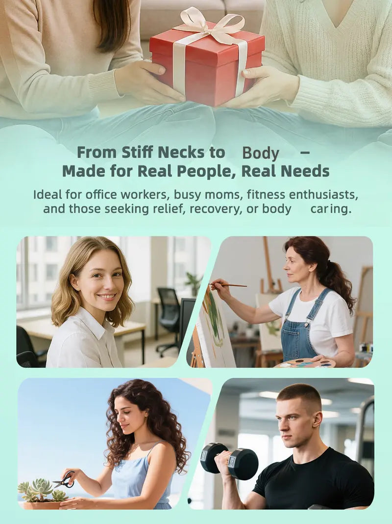 Handheld Meridian Massager – Microcurrent & Thermal Therapy For Full-Body Lymphatic Sculpting