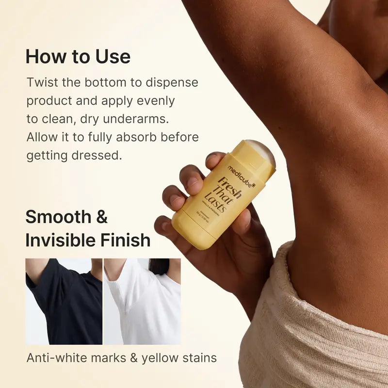 Deodorant Stick – Kojic Acid & Turmeric Formula For 24H Fresh & Brightened Underarms