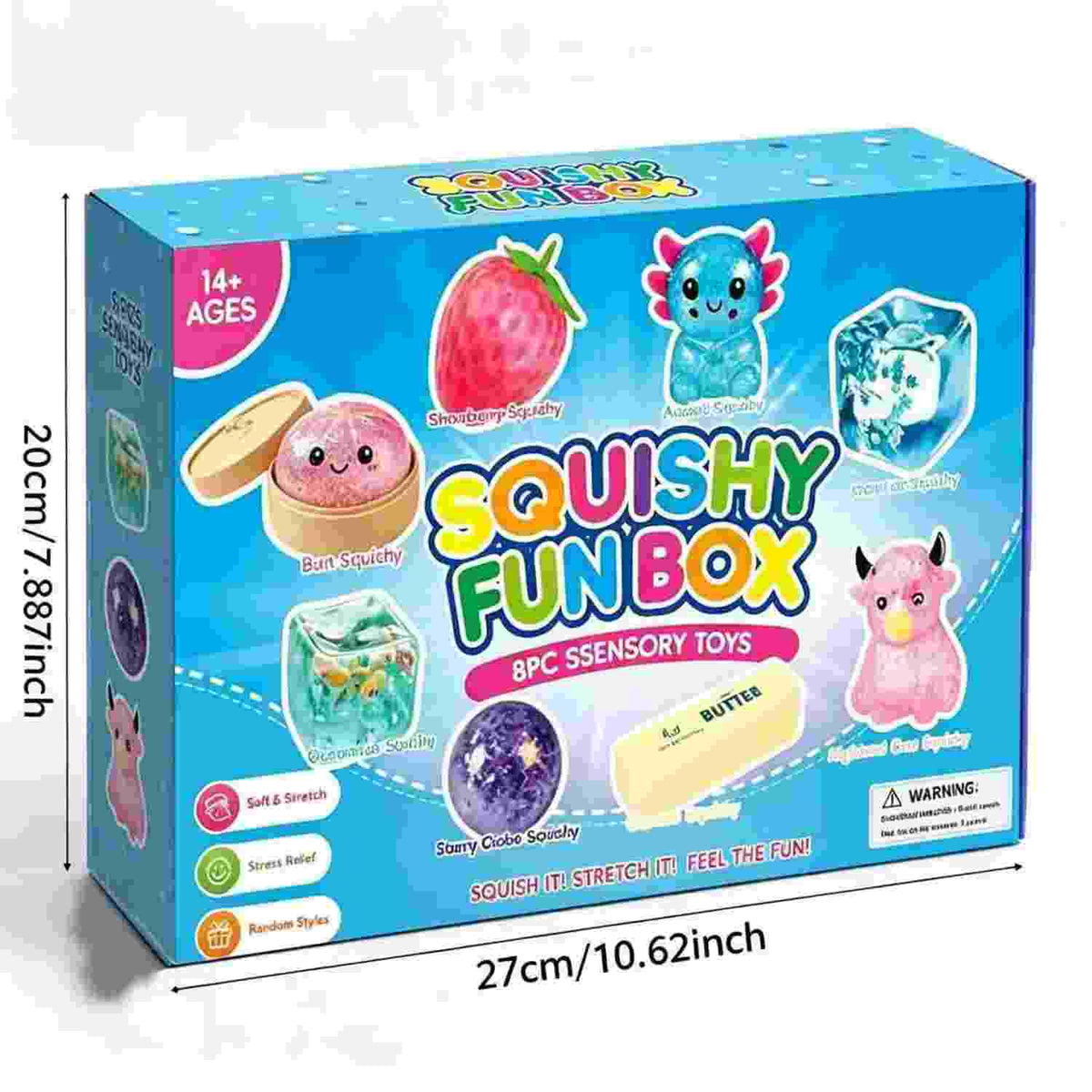 8-Piece Set Mystery  Box - Squeeze Away Every Ounce Of Stress Instantly