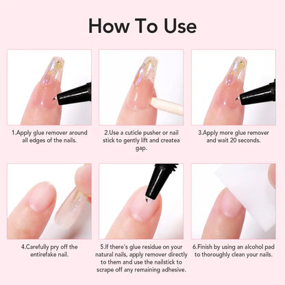Semi-Solid Nail Glue – No UV Lamp Needed For Instant Salon-Quality Press-Ons