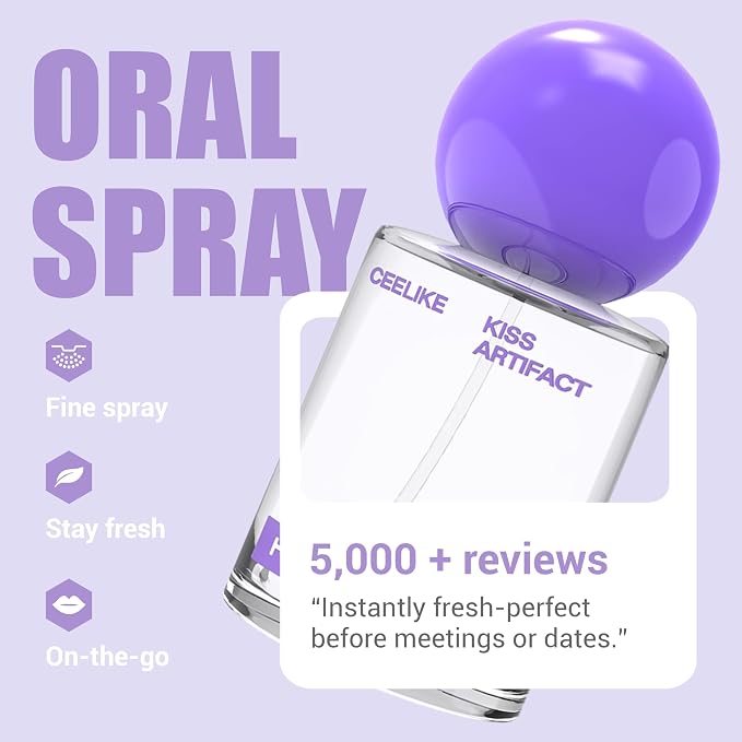 Probiotic Oral Spray – Advanced 4-Strain Microflora Balancing For Instant Kiss-Ready Fresh Breath