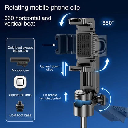 Phone Tripod Stand – Ultra-Compact Keychain Design For Instant Pro-Level Content