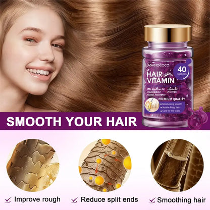 Hair Oil Capsules – 7X Damage Repair For Silky Frizz-Free Hair