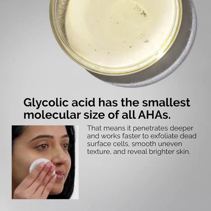 Exfoliating Liquid – 7% Glycolic Acid & Botanical Elixir For Smooth, Bump-Free & Radiant Skin