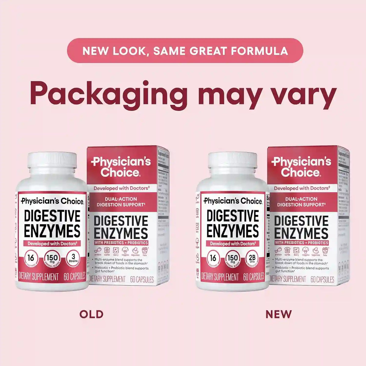 Digestive Enzymes – 16-Enzyme Dual Action Formula For Fast Bloating & Mealtime Relief