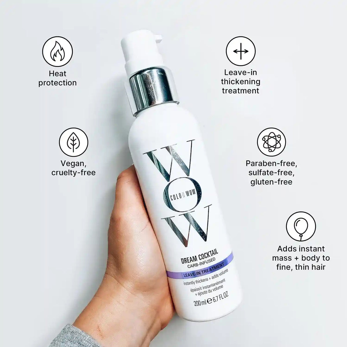 Hair Thickening Treatment – Carb-Infused Fiber Complex For Instant Fullness & Volume