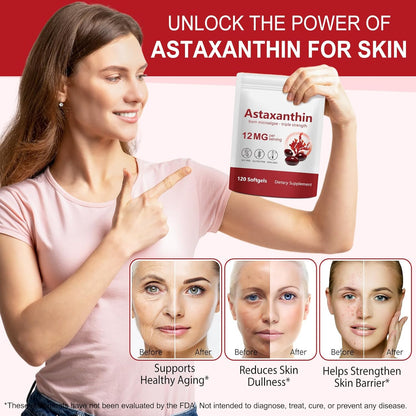 Ultra-Potent 12mg Natural Astaxanthin