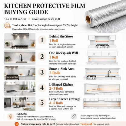 Oil-Proof Heat-Resistant Kitchen Aluminum Foil Sticker | Buy 1 Get 1 Free