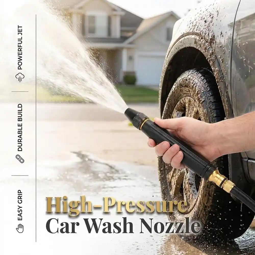 High-Pressure Booster Spray Gun – Turbocharged Water Nozzle For Instant Deep Cleaning