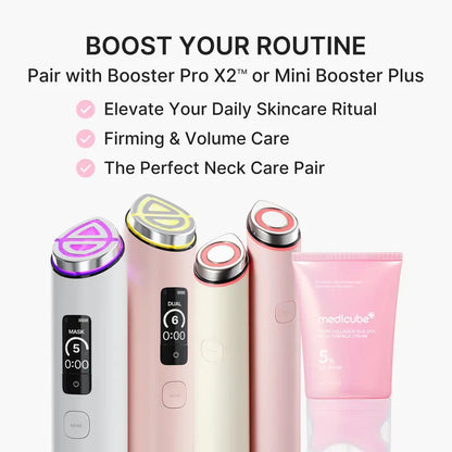 Neck & Jawline Massage Cream – Built-In Glide Applicator For Daily Hydration Care