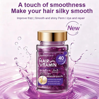 Hair Oil Capsules – 7X Damage Repair For Silky Frizz-Free Hair
