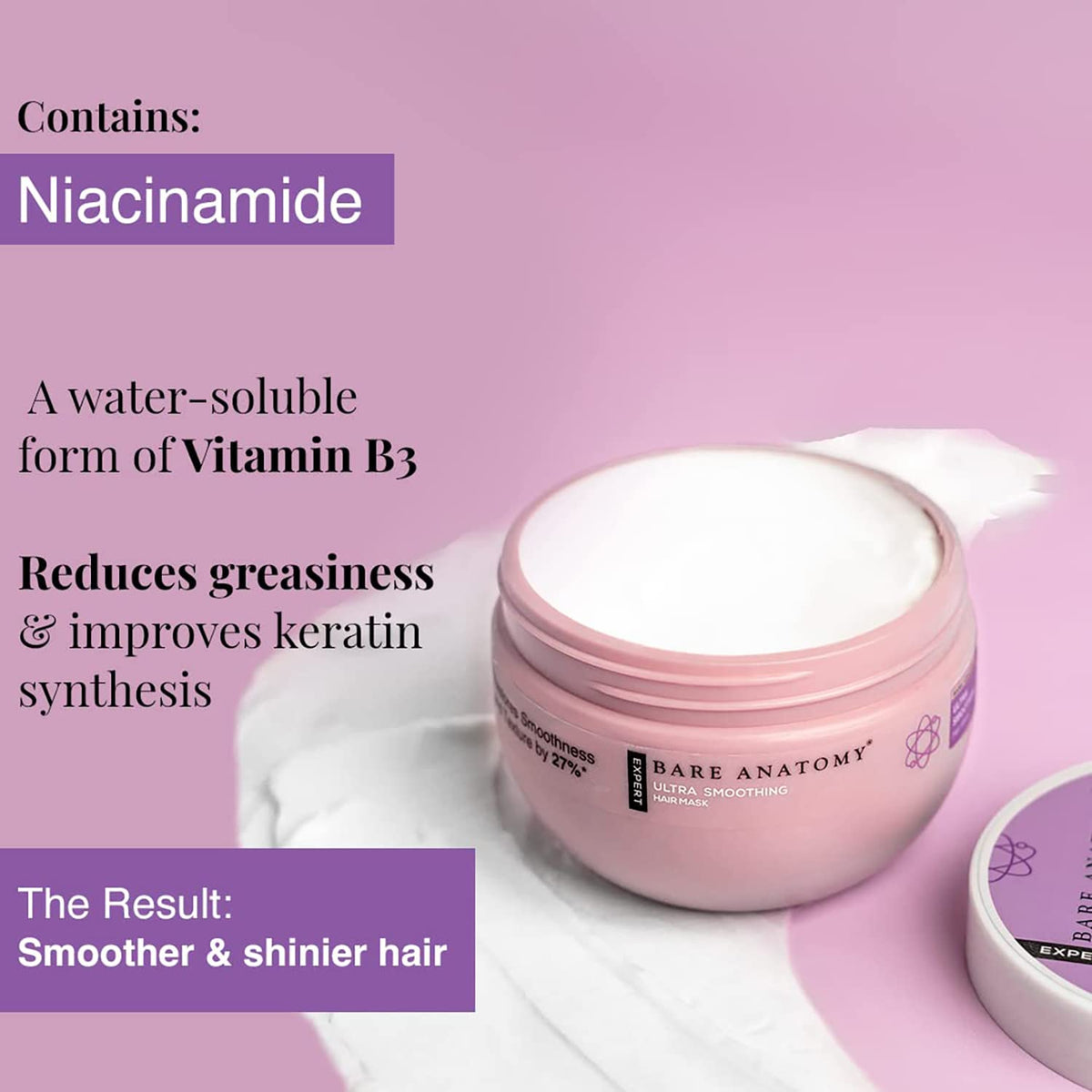 Ultra Smoothing Hair Trio – Advanced Carbohydrate Complex For 24H Frizz-Free Shine