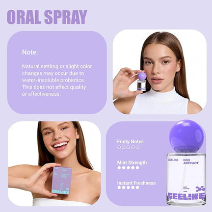 Probiotic Oral Spray – Advanced 4-Strain Microflora Balancing For Instant Kiss-Ready Fresh Breath