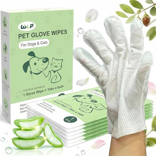 No-Rinse Pet Glove Wipes – The Fastest Way to Freshen Up Your Dog or Cat