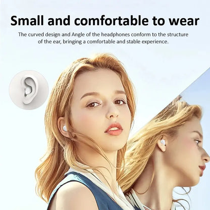 Ultra-Mini Invisible Sleep Earbuds — Zero-Pressure Side-Sleeping & All-Night Comfort