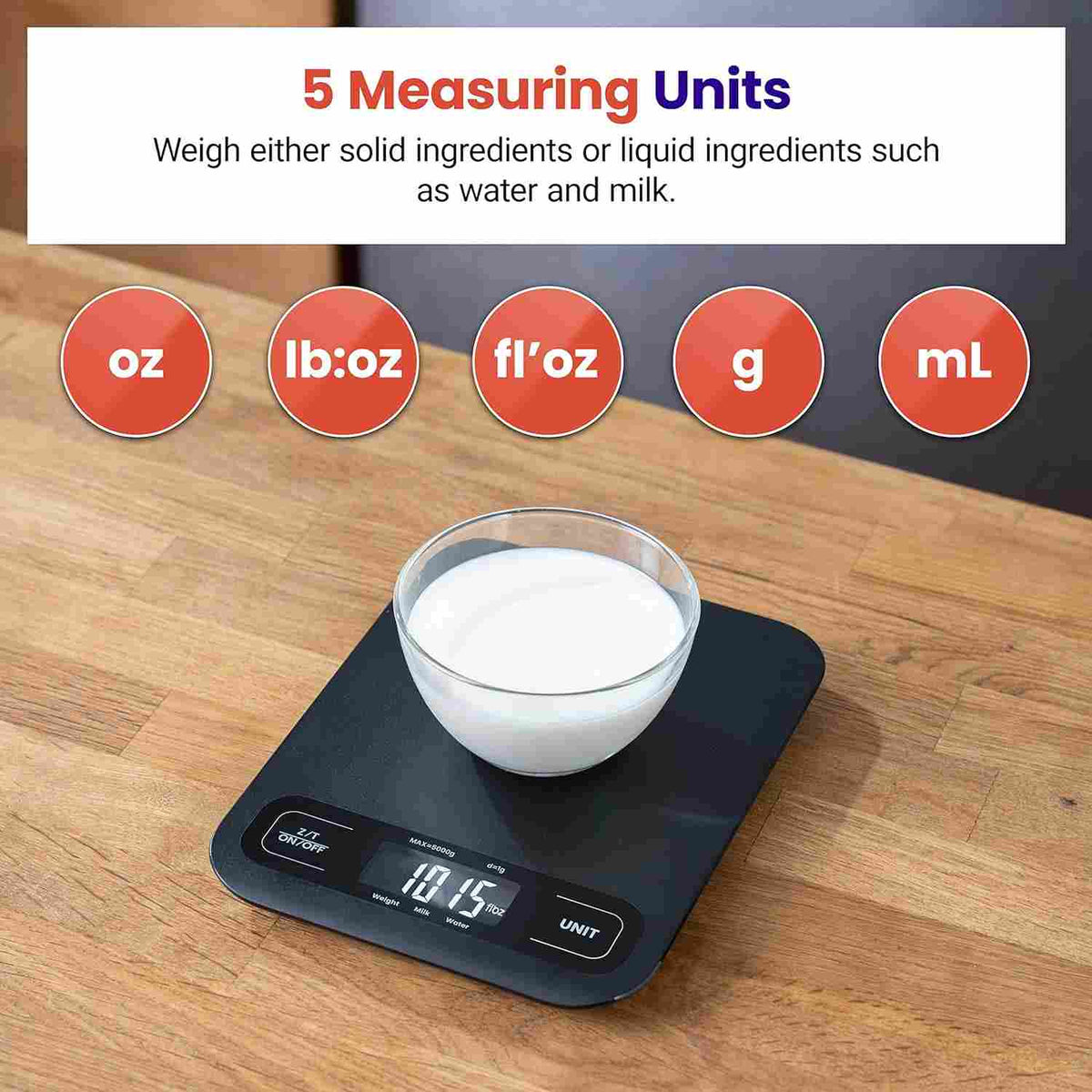 Smart Nutrition Scale for Instant Calorie & Macro Tracking