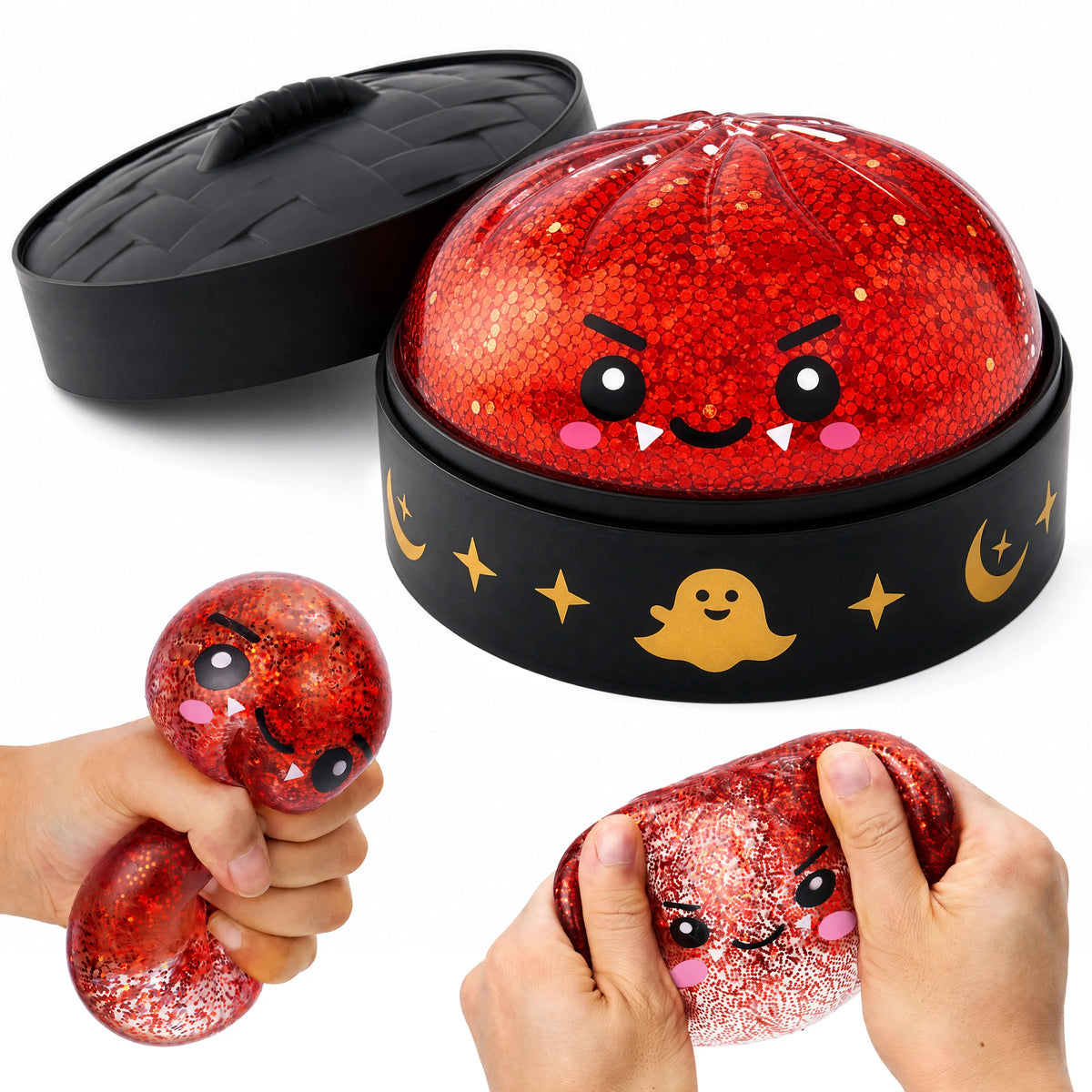 Spooky Halloween Squishy Dumpling Instant Stress Relief Toy