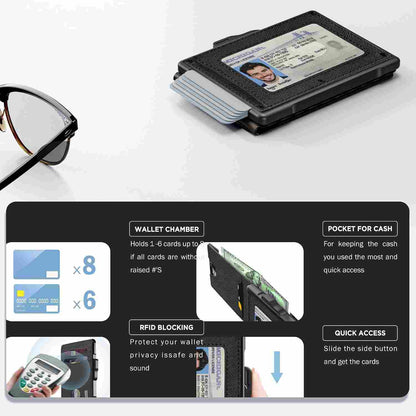 Instant Pop-Up Minimalist Metal Wallet