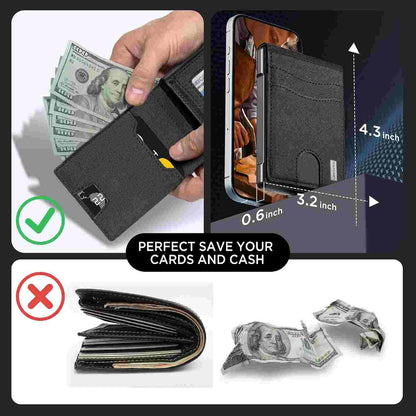 Instant Pop-Up Minimalist Metal Wallet