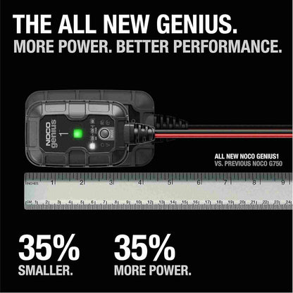 Smart 6V & 12V Battery Charger, Maintainer & Desulfator for Car, Motorcycle & Marine
