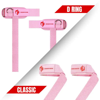 Non-Slip Grip Support with Ultimate D-Ring Lifting Straps