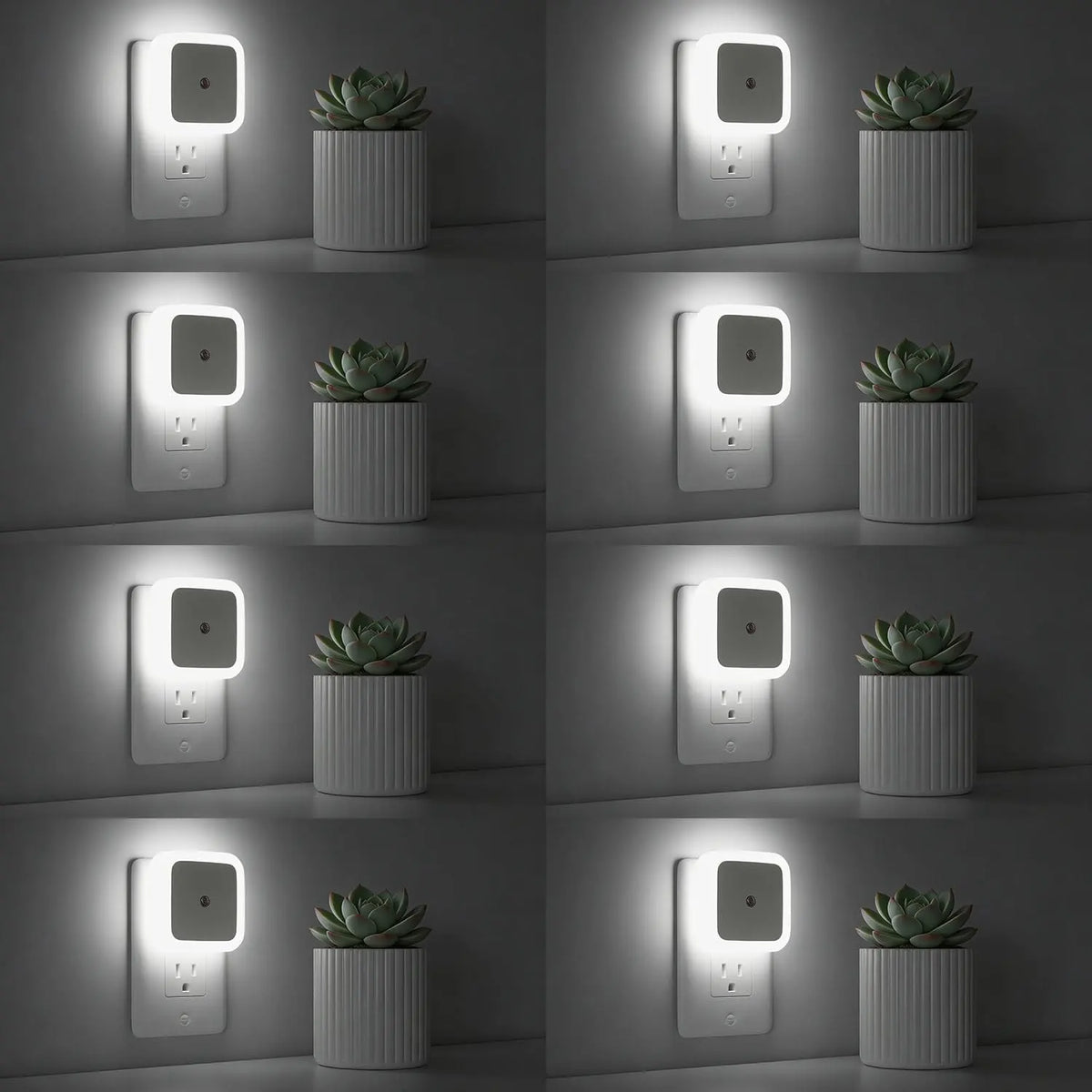 6 PCS LED Night Light – Dusk-To-Dawn Smart Sensor For Effortless Nighttime Safety