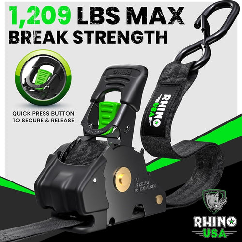 Retractable Ratchet Straps for Faster, Tangle-Free Tie-Downs